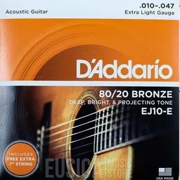 Acoustic EJ10-E-D'Addario Guitar String-image-2