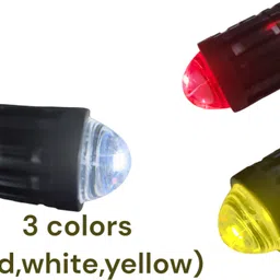 bikebloom Minispot led foglight(red,yellow,white) colour[pack of 2pc led] Fog Lamp Car, Motorbike LED (12 V, 20 W) image 5