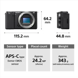 SONY Alpha ZV-E10L Mirrorless Camera Body With 16-50mm image 3