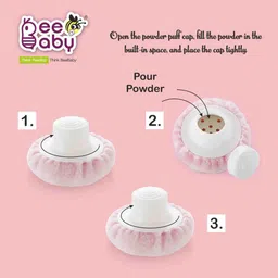 beebaby Premium Powder Puff with Carry Case image 2