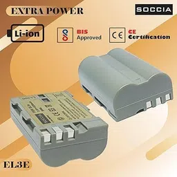 soccia EN-EL3E Camera Battery image 5