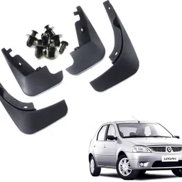 decor s m Mud Flap, Front Mud Guard, Rear Mud Guard For Mahindra Logan NA-picture-33