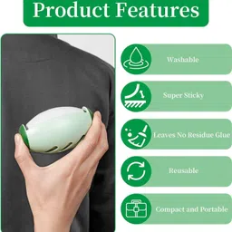 qozweid Reusable Dog cat Hair fur Remover Furniture, Clothes, Sofa, Carpet, Bedding Lint Roller image 5
