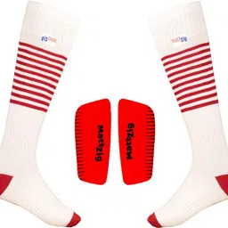 mattzig (One Pair Football Socks + One Pair Shin Guard) Football Kit-picture-21