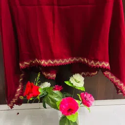 n p enterprise Chiffon Solid White Women Dupatta image 3