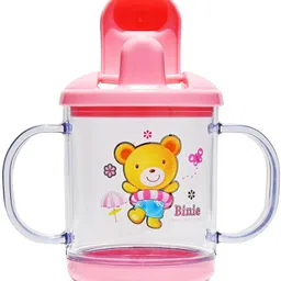 tinny tots Baby Feeding Sipper Bottle For Juices Water Milk Liquids Spout Feeder - 200 ml image 3