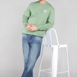 wrogn Men Full Sleeve Solid Sweatshirt image 2