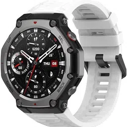 RUPELIK Silicone Adjustable Strap Compatible with Amazfit T-Rex 3 with Installation Tool Smart Watch Strap image 2