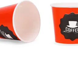 chikal Pack of 100 Paper Disposable Paper Cups, Water, Juice Glasses (150 Ml, Pack of 100) image 4