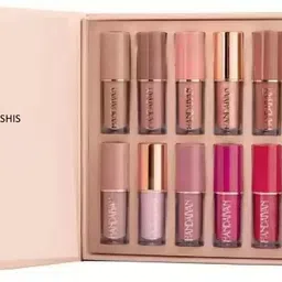 marie huda Lipstick Set of 12 Matte Velvet Mini Liquid Lipstick Set for Women-picture-21