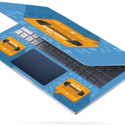 SCOTLON _All Panel_Bad workout_ Vinyl Laptop Skin Compatible for 15.5 inch image 3