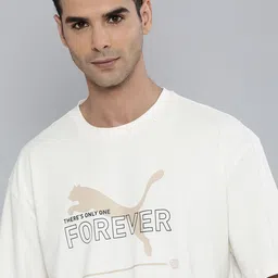 Puma Men Pure Cotton Essential BETTER Graphic Brand Logo Printed Relaxed Fit T-shirt-picture-20