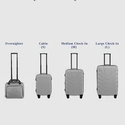 Wildcraft Citron Textured Hard  Sided Cabin Trolley Suitcase image 4