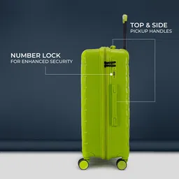 Nasher Miles Vienna Hard-Sided Lightweight Large Trolley Suitcase image 2