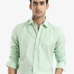RARE RABBIT Spread Collar Comfort Slim Fit Cotton Casual Shirt-picture-40
