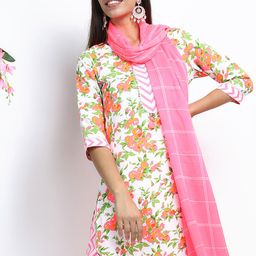 Vishudh Floral Printed Straight Kurta With Palazzos & Dupatta-picture-18