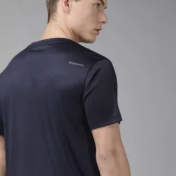 Wildcraft Men Navy Blue Solid Active Crew 6 Round Neck T-shirt-picture-16