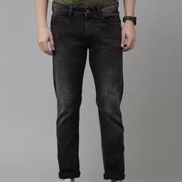 u.s. polo assn. denim co. U S Polo Assn Denim Co Men Black Brandon Slim Tapered Fit Light Fade Stretchable Jeans-picture-29