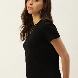 DressBerry Women Solid T-shirt-image-76