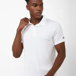 Reebok Workout Slim Fit Polo Collar Training T-shirt-picture-20