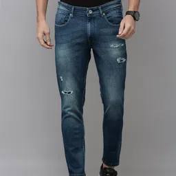BEAT LONDON by PEPE JEANS Men Chinox Super Skinny Fit Mid-Rise Mildly Distressed Jeans-picture-11