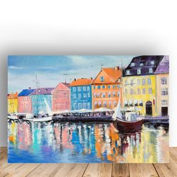 British Terminal Beige & Blue 1 Piece Paper Other Wall Paintings-picture-46