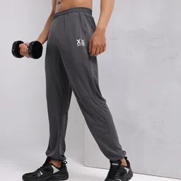 HRX by Hrithik Roshan Men Brand Logo Detail Rapid-Dry Training Joggers-picture-23