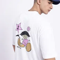 glitchez Cool Vibe Graphic Printed Oversized T-shirt-picture-53