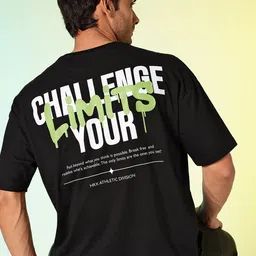 HRX by Hrithik Roshan Typography Printed Running T-shirt-picture-14