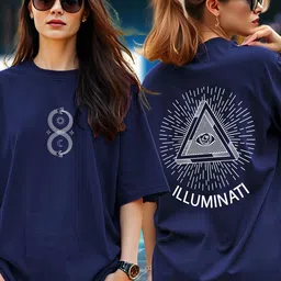AUSK Women Graphic Printed Round Neck Cotton Oversized T-shirt-picture-17