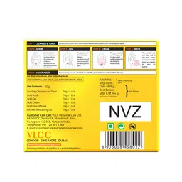 VLCC Set of 4 Gold Facial Kit for Luminous & Radiant Complexion image 2