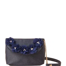 Accessorize Girls Textured Structured Sling Bag With Embellished Detail image 2