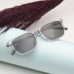 Ted Smith Unisex Green Wayfarer Luxury Acetate Sunglasses With Polarised Lens image 4