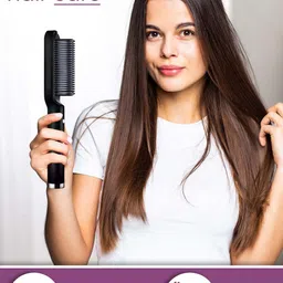 AGARO HSB2107 Fast Heating Hair Straightening Comb with Ionic Technology - Black image 5