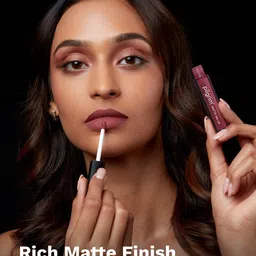 Pilgrim Matte Me Up Long Lasting Liquid Lipstick - 3ml - Flirty Rose - 08 image 3