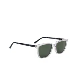 Ted Smith Unisex Green Wayfarer Luxury Acetate Sunglasses With Polarised Lens image 2