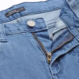 bebe Women Indigo Denim Daze Super Skinny Fit High-Rise Embroidered Jeans image 5