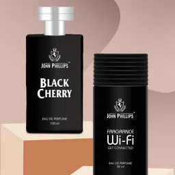 JOHN PHILLIPS Luxury Set Of Black Cherry Eau De Parfum 100ml & Wi-Fi Eau De Parfum 50ml-picture-10