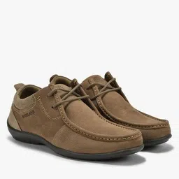 woodland Men Panelled Low-Top Lace-Up Casual Shoes image 2