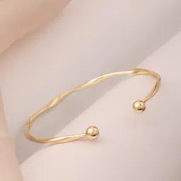 Shein Women Twisted Open Design Slip-On Cuff Bracelet image 3