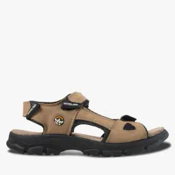 woodland Men Floater Sandals with Velcro Closure image 1