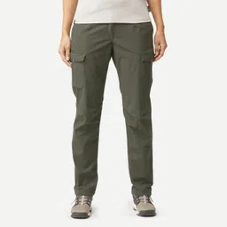 forclaz Women Trekking Cargo Trousers 100 Khaki-picture-12