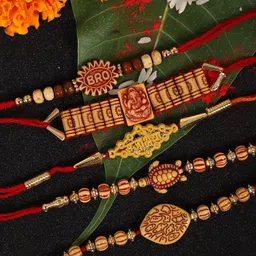 Anouk Set Of 5 Rakhi For Brother-picture-30