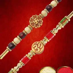 Anouk Unisex Set Of 2 Beaded Thread Rakhi-picture-31