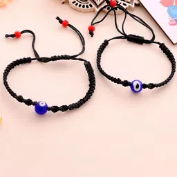 Ascension Set of 2 Evil Eye Rakhis With Roli Chawal-picture-39