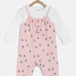 MINI KLUB Girls Multicoloured Solid T-shirt with Trousers-image-70