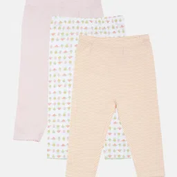 MINI KLUB Girls Pack Of 3 Printed Regular Fit Capris-picture-23