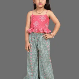 BAESD Girls Printed Top with Palazzos-picture-23