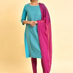 W  Embellished Dupatta With Zari-picture-29