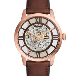 Fossil Townsman Men Skeleton Dial Analogue Automatic Motion Powered Watch ME3259-picture-28
